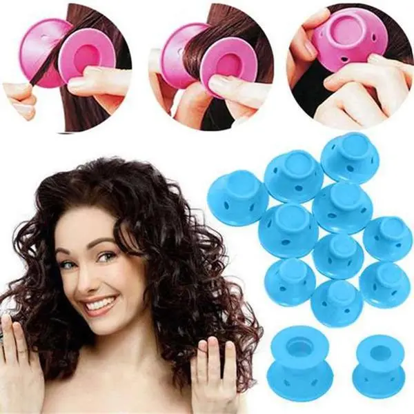 10-Piece Foam Hair Rollers for Heatless Curls