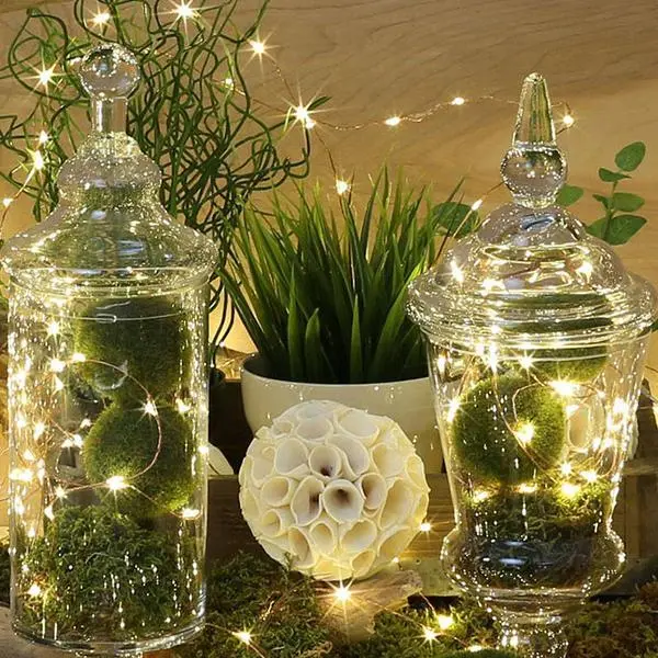 100-LED Copper Wire Fairy Lights with Remote Control