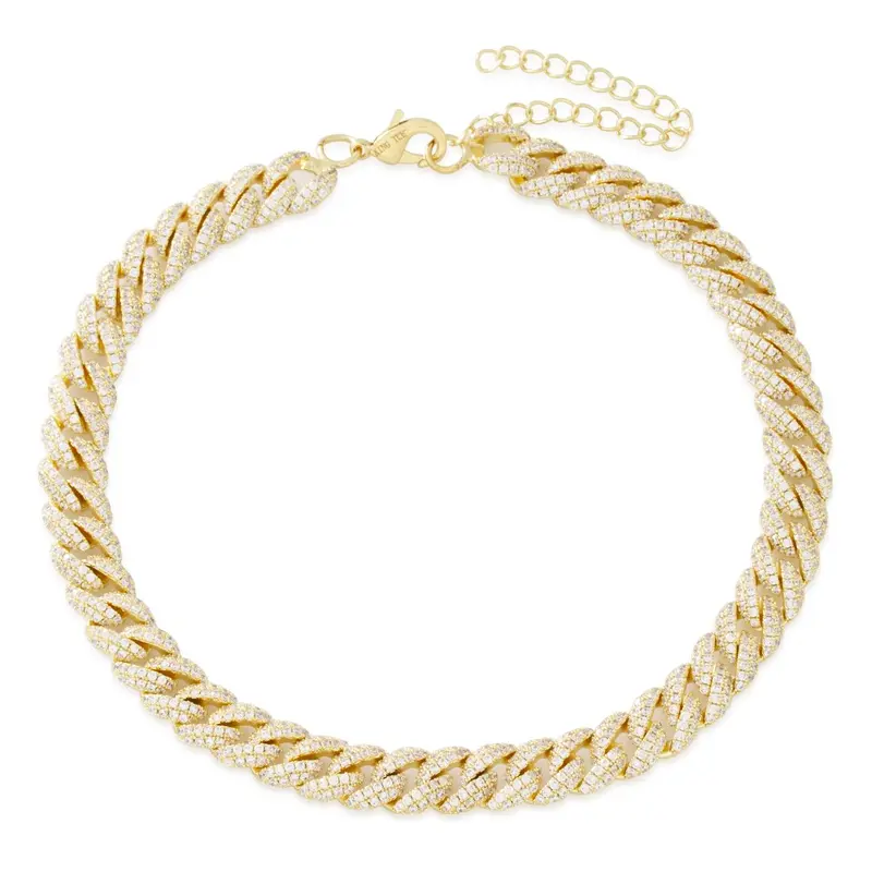 10mm Sparkling Iced Miami Cuban Choker