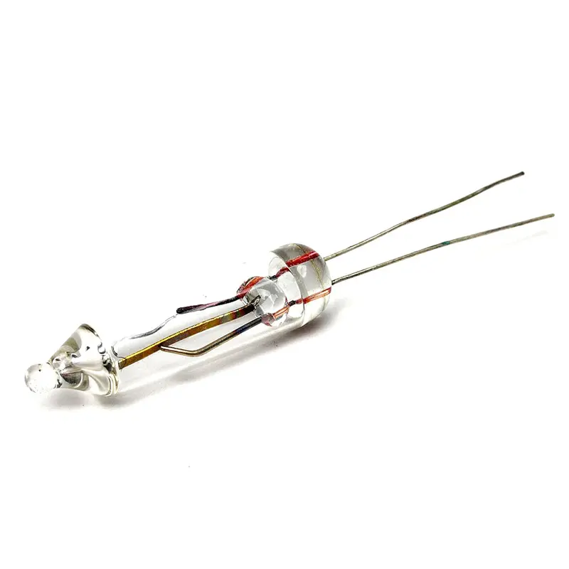 110-B100FLASH 5mm Flashing LED Bulb – 12V, Self-Oscillating, 19mm Length