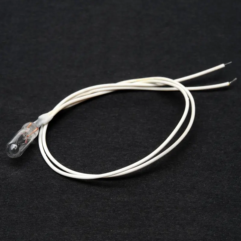 110-B101/12V4MM 4mm Miniature Lamp – 12V, 40mA, 18cm Lead Wires