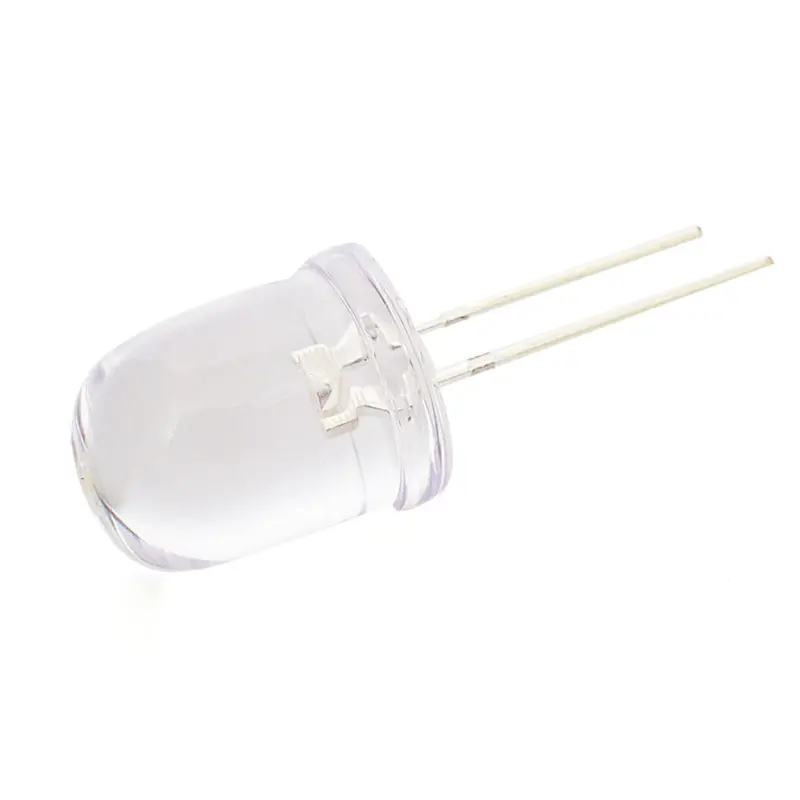 110-B10G 10mm Bright Green LED – 10mm Round, High-Luminance, Through-Hole Mount
