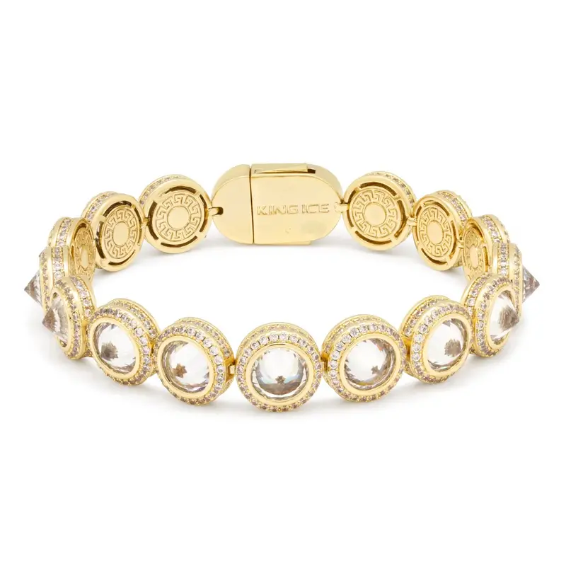 12mm Spiked Tennis Bracelet for Women & Men