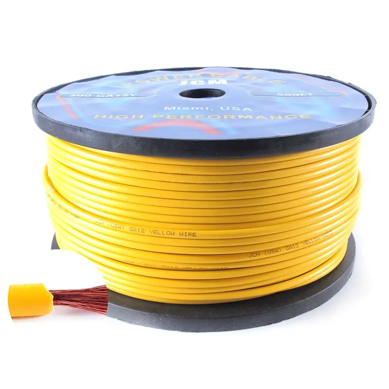 14-Gauge Black Stranded Copper Wire – 500 Feet Spool