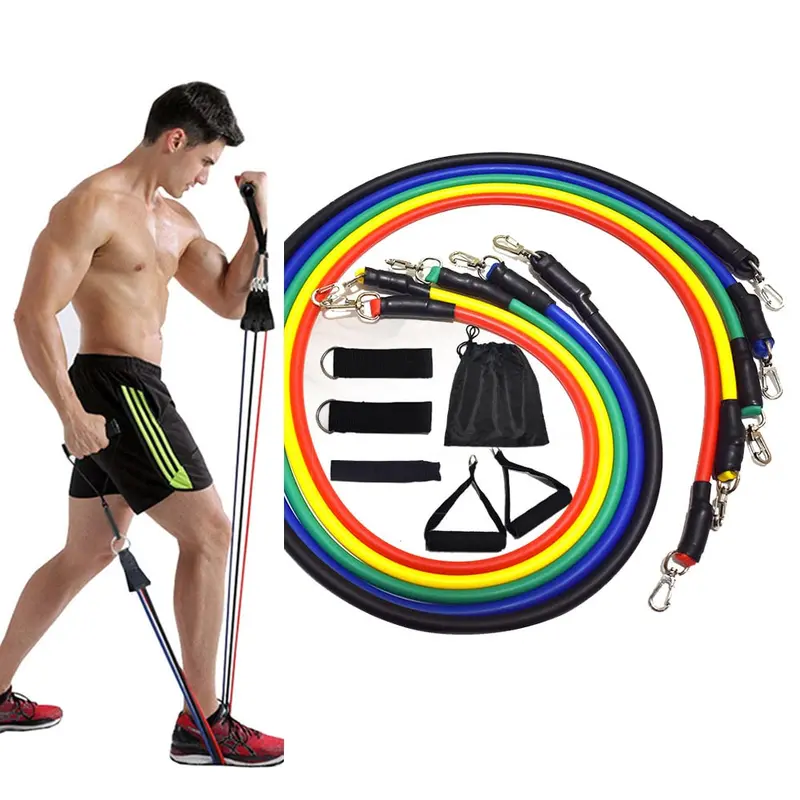 15-Piece Resistance Band Set – Full-Range Fitness Training Kit