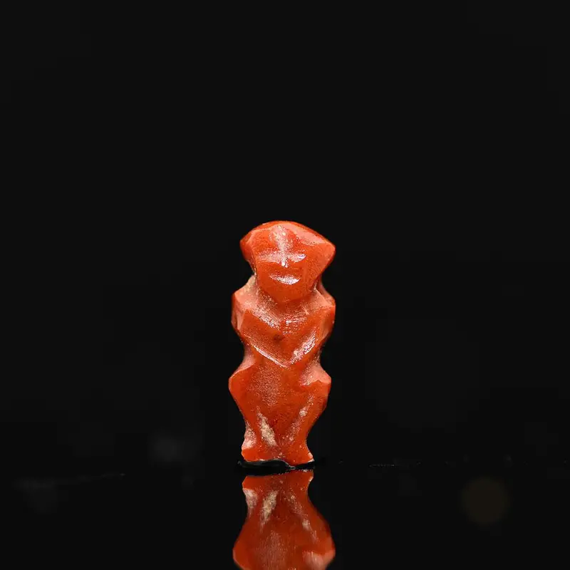 18th Dynasty Red Jasper Amulet of Pataikos, Ancient Egypt (1550–1295 BCE)