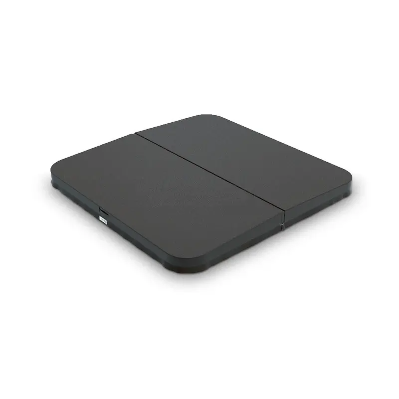 2.3m x 2.3m Weather-Resistant Black Vinyl Hot Tub Cover