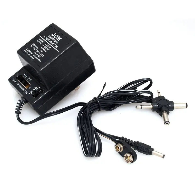 250-LLA300 Multi-Voltage AC/DC Adapter – 6V/9V/12V, 300mA Output
