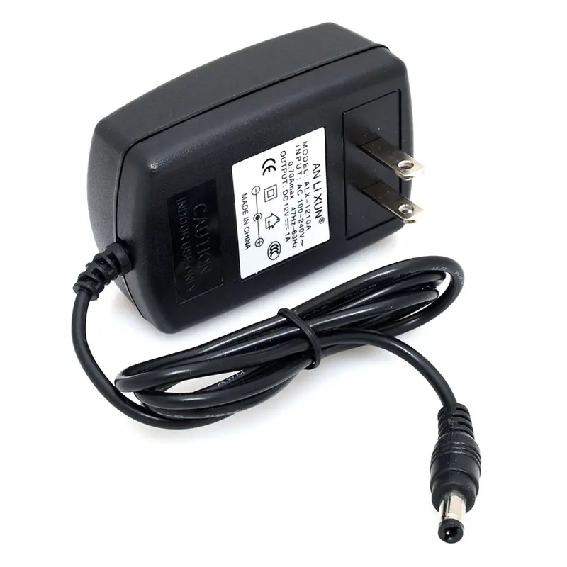250-SA12V1B Switching Power Adapter – 12V DC, 1A, 12W (Large Size)