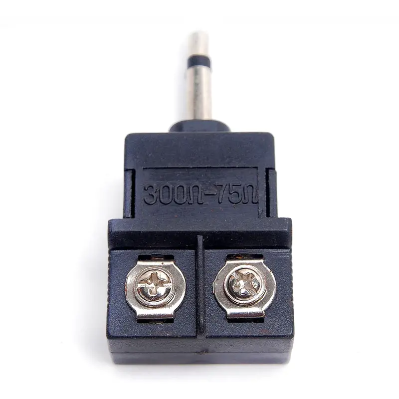 3.5mm to 300/75 Ohm TV Antenna Adapter – Impedance Matching