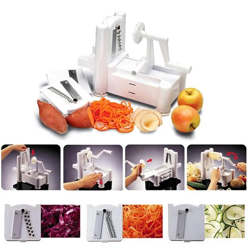 3-in-1 Adjustable Vegetable Slicing & Julienne Tool