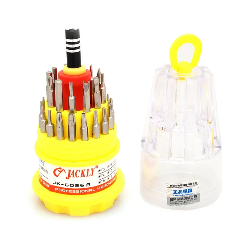 31-Piece Precision Screwdriver Set – Ergonomic Multi-Bit Toolkit