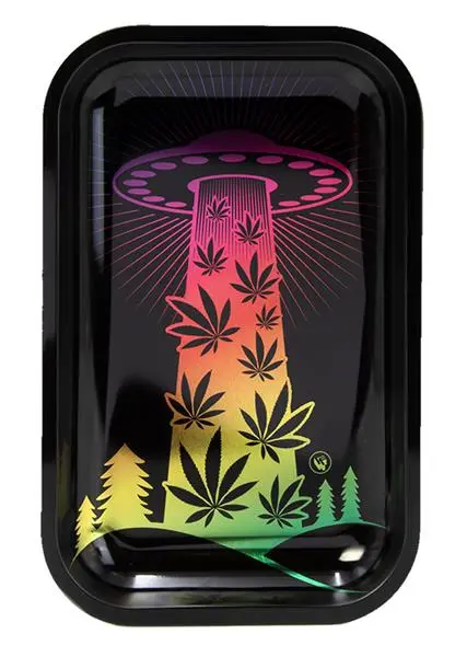 420 UFO Gradient Ashtray – Cosmic Design