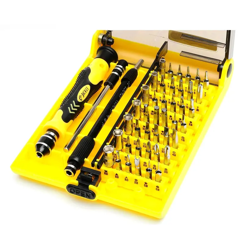 45-Piece Deluxe Screwdriver Set – Organized Multi-Bit Workshop Kit