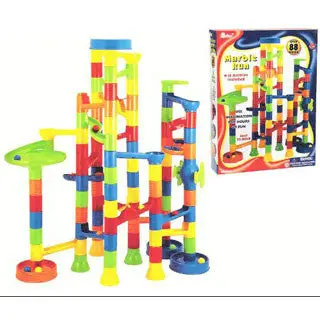 55-Piece Marble Run Construction Set