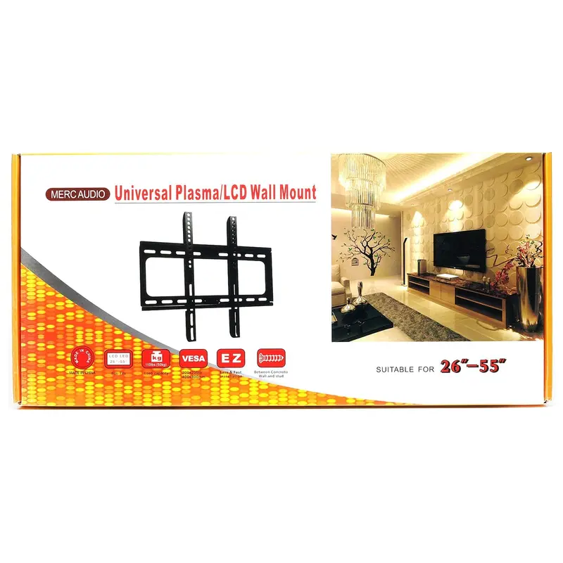 58-TM1230 Fixed TV Wall Mount for 26–55 Inch Screens (110 lb Capacity)