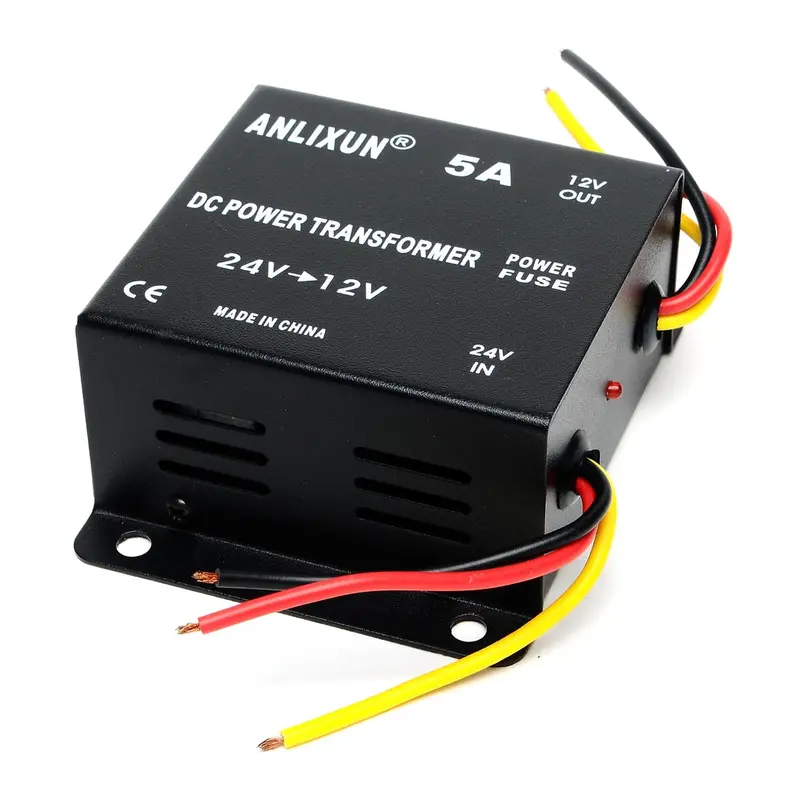 5A Precision 24V-to-12V DC Converter – Low-Noise Regulation, 400-DC2412V5A