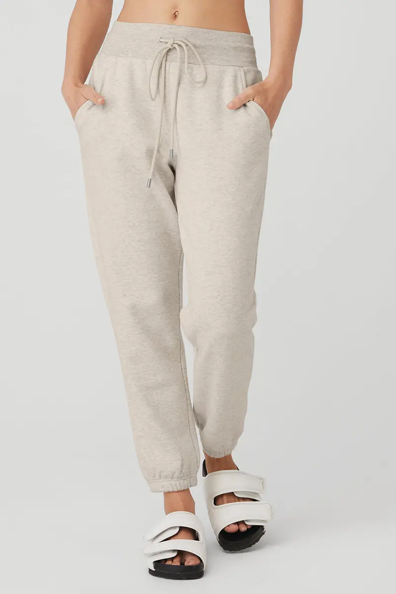 7/8 Easy Sweatpant in Oatmeal Heather