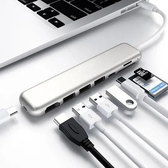 8-in-1 MacBook Docking Station with USB-C Hub