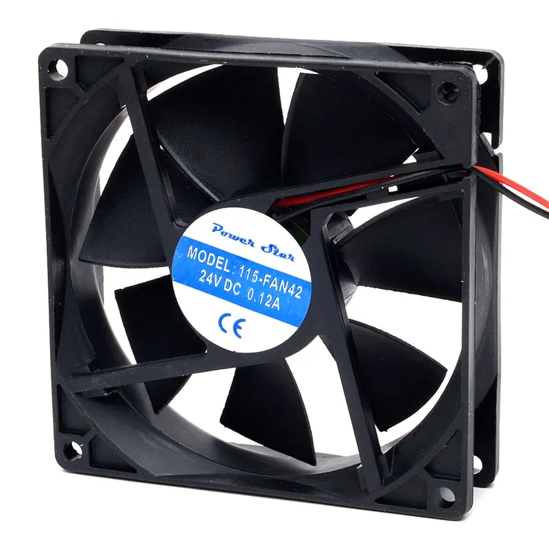 90×25mm 24V DC Fan – 115-FAN42, 3.5W Low-Profile Brushless Cooling Fan with Leads