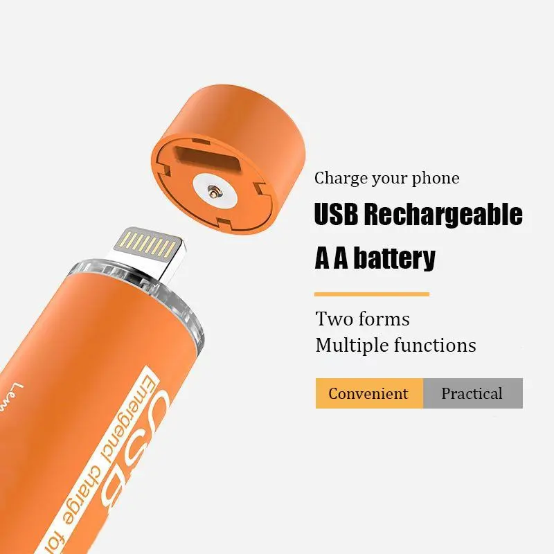 AA-Battery Powered Portable Power Bank – Compact Backup Charger