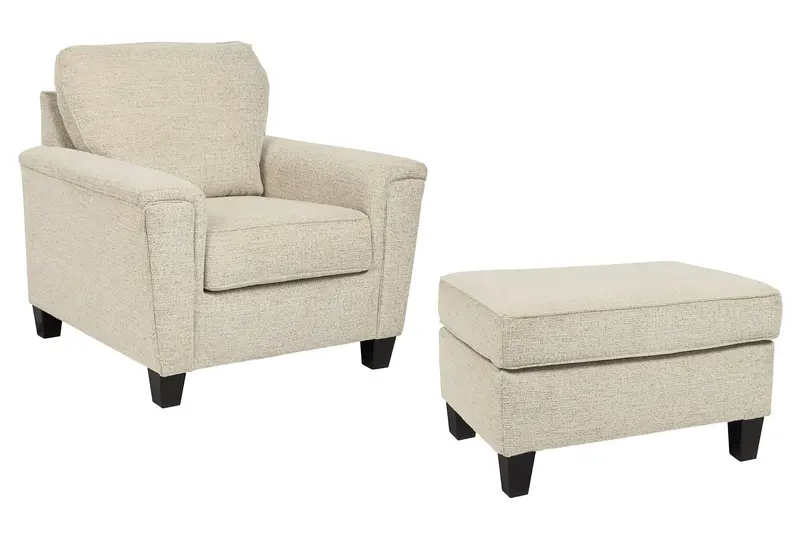Abinger Accent Chair and Coordinating Ottoman Set