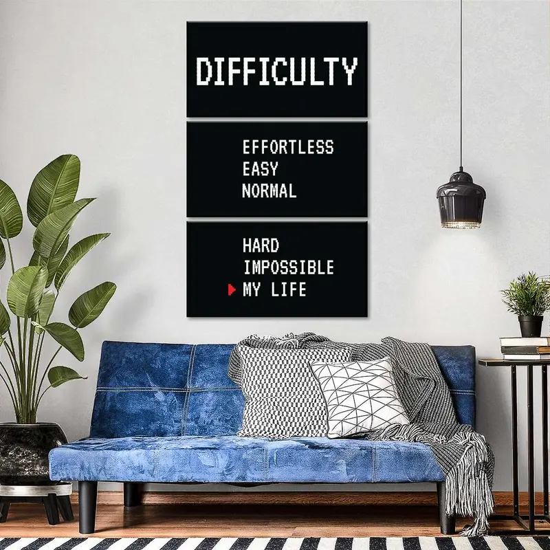 Adjust Difficulty — Interactive Gaming Print