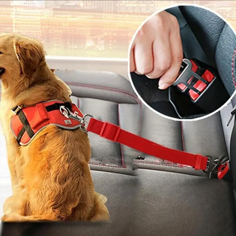 Adjustable Dog Car Safety Harness Seatbelt