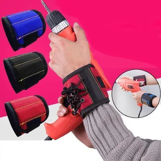 Adjustable Magnetic Wristband – Tool Holder for DIYers