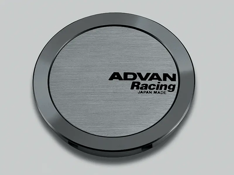 Advan 63mm Full-Flat Center Cap – Hyper Black Anodized Finish