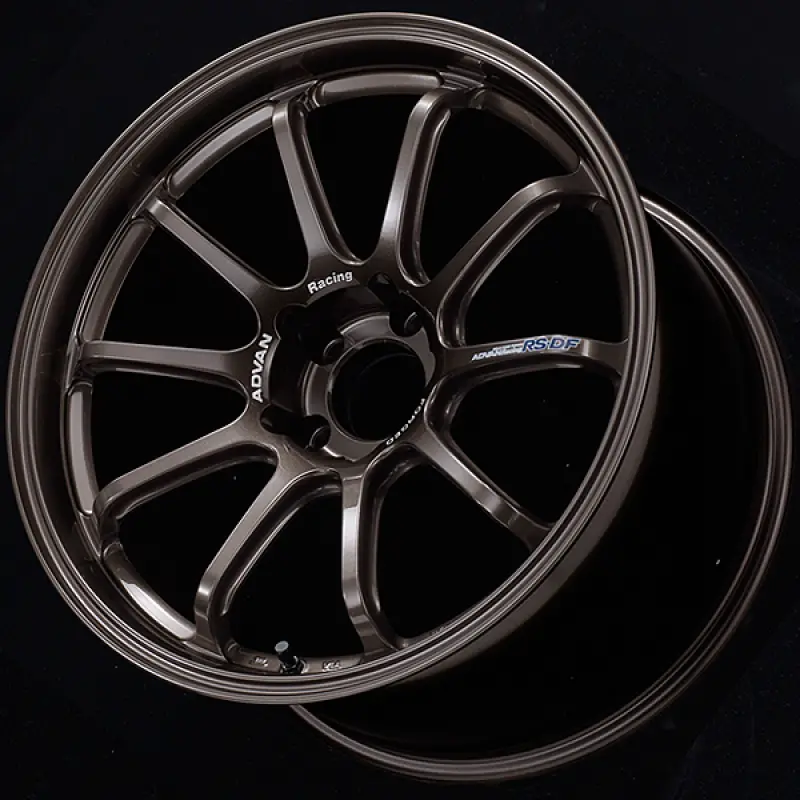 Advan RS-DF Progressive 18×9.5 Inch Dark Bronze Metallic Alloy Wheel – 5×114.3, +22 Offset