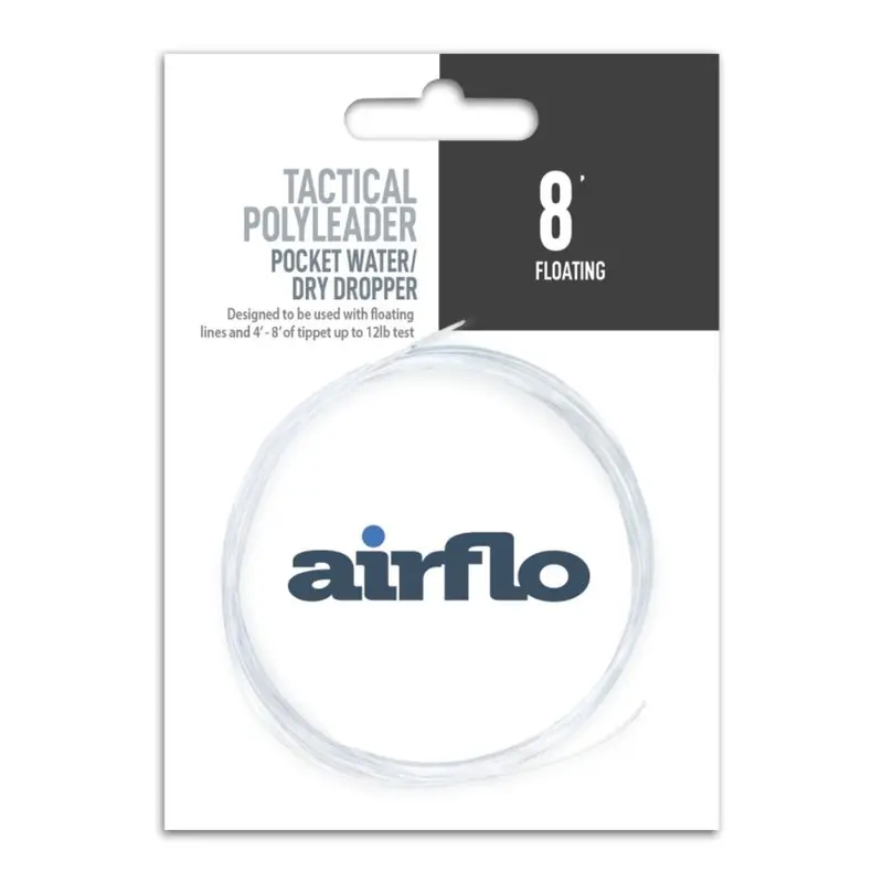 Airflo Tactical Polyleader – 8ft Pocket Water & Dry Dropper Setup