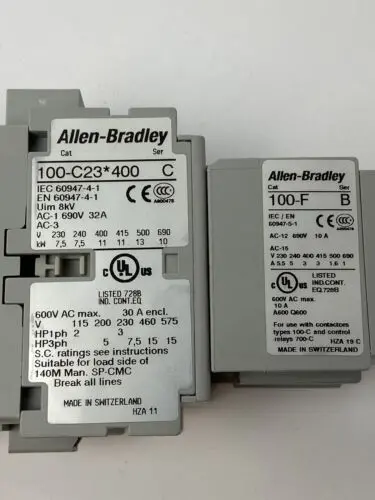 Allen Bradley 100-C23*400 Contact Block Assembly