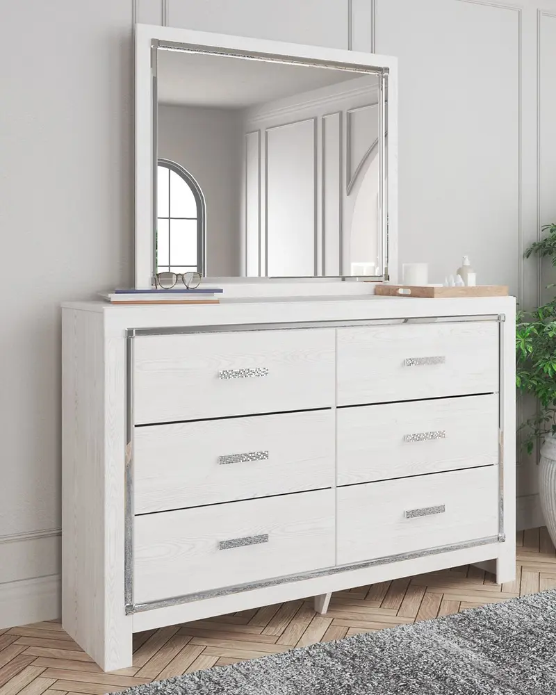 Altyra Dresser and Matching Wall Mirror Set