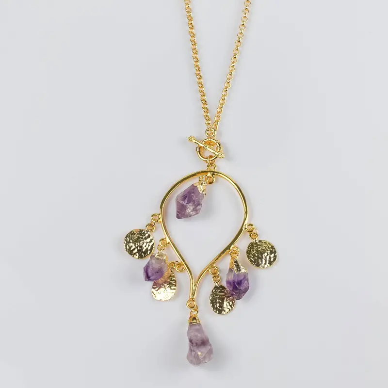 Amethyst Grandeur Pendant Necklace