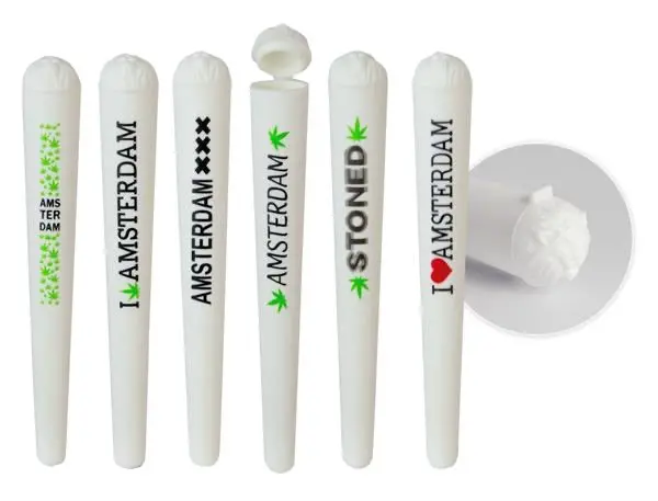 Amsterdam White Joint Holders – Minimalist Grip Design