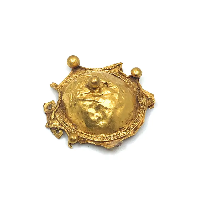 Ancient Holy Land Gold Brooch, Persian or Hellenistic Era, Late 4th Century BCE