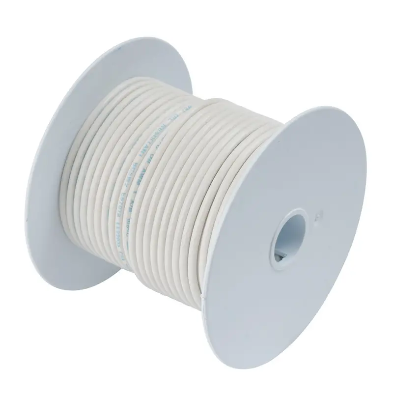 Ancor 12 AWG Tinned Copper Wire – White, 400-Foot Spool