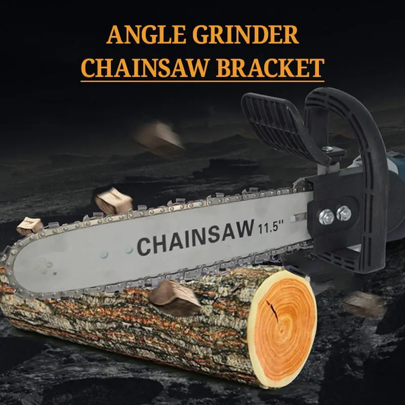 Angle Grinder Mounting Bracket for Chainsaw Conversion