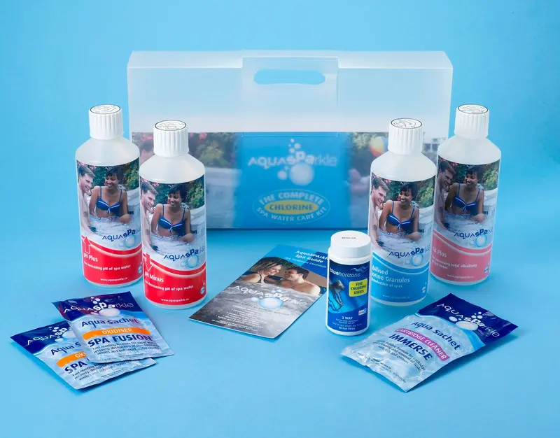 AquaSparkle Bromine-Based Complete Spa Starter Kit