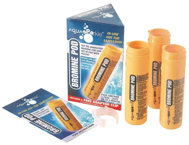 AquaSparkle Bromine Dispensing Spa Pod