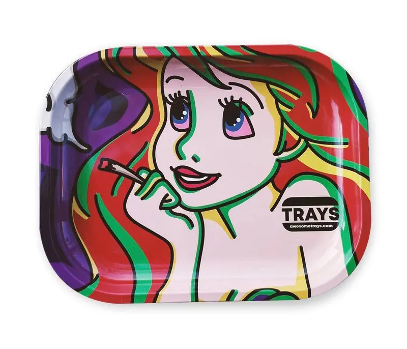 Ariel-Themed Rolling Tray