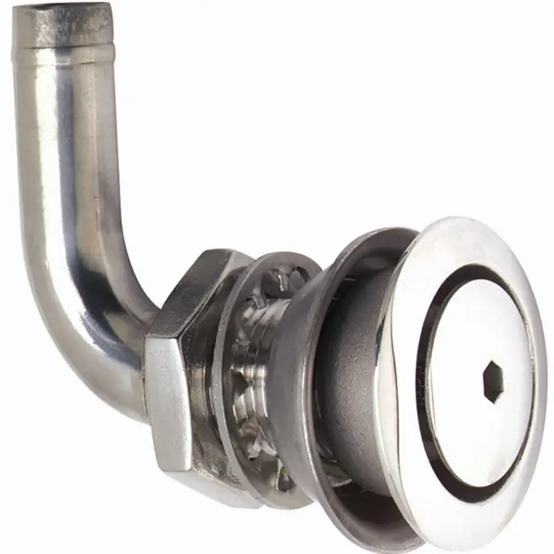 Attwood 316 Stainless Steel 90-Degree Flush-Mount Fuel Vent