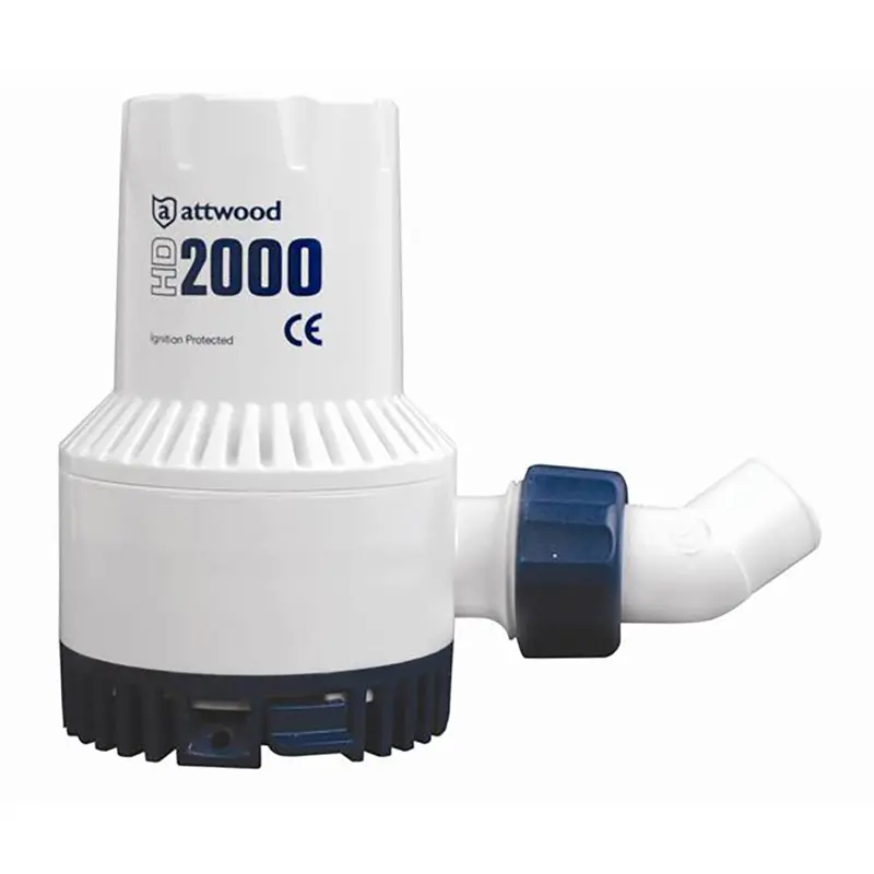 Attwood HD2000 Heavy-Duty 24V Bilge Pump – 2000 GPH