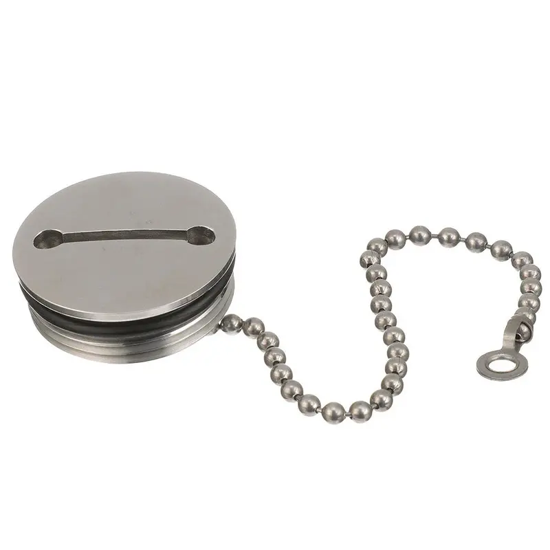 Attwood Replacement Deck Fill Cap with Retaining Chain