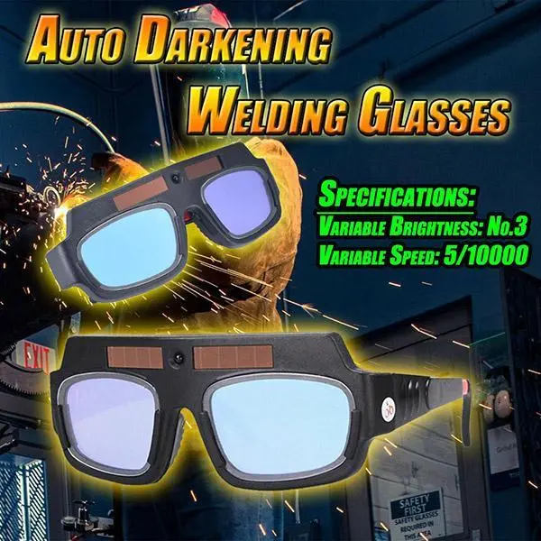 Auto-Darkening Welding Helmet with Shade Control