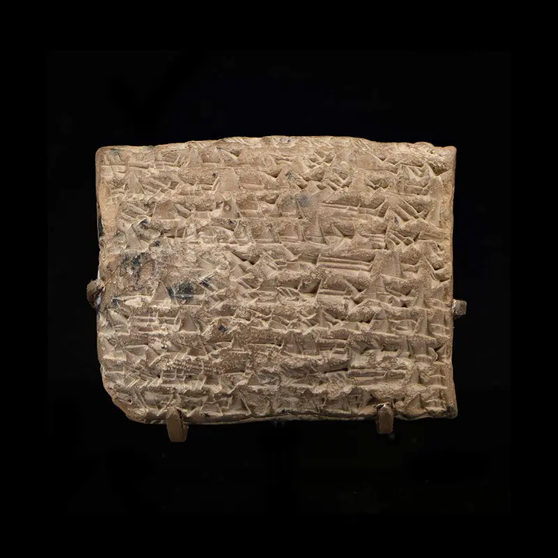Babylonian Cuneiform Tablet from Hammurabi’s Reign, Old Babylonian Period, ca. 1810–1750 BCE