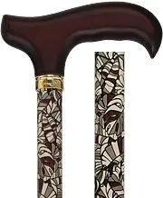Bahama Leaf Adjustable Derby Cane – Lightweight Floor Sample