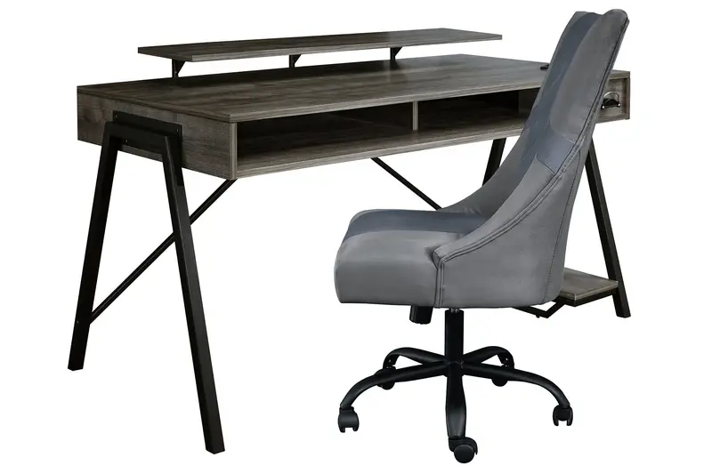 Barolli Home Office Desk with Ergonomic Task Chair Included