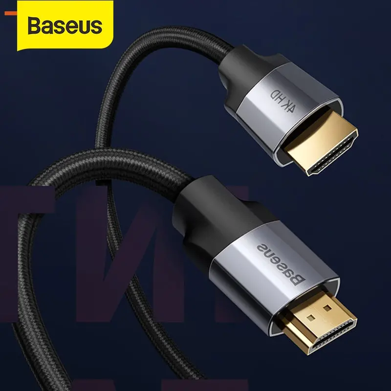 Baseus 4K@60Hz HDMI Extension Cable – High-Speed Splitter-Compatible Cable for TV, Projector & Laptop Connectivity